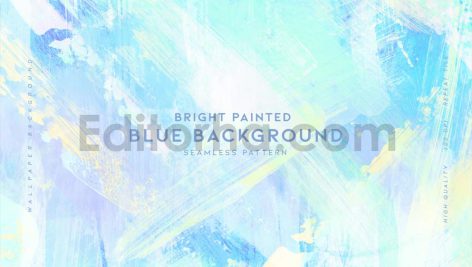 دانلود پس‌ زمینه نقاشی‌ شده آبی روشن Bright Painted Blue Background