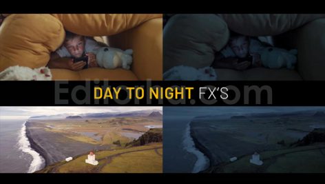 دانلود پریست افترافکت: پریست تبدیل روز به شب Day to Night Effects
