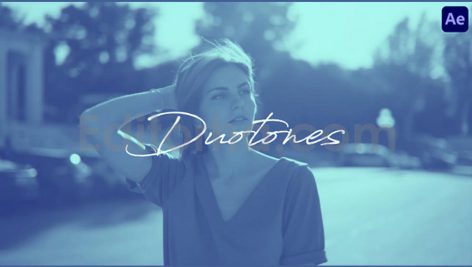 دانلود پریست افترافکت: LUT های دو رنگ Duotone LUTs