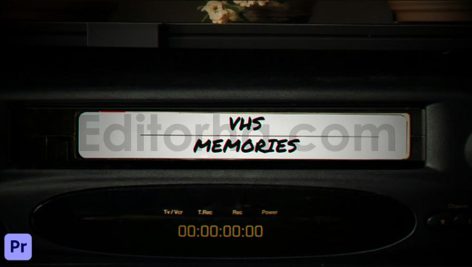 دانلود پروژه آماده پریمیر: افکت VHS و ساخت ویدئوهای دهه ۹۰ میلادی