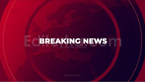 دانلود پروژه آماده پریمیر: اخبار فوری Breaking News
