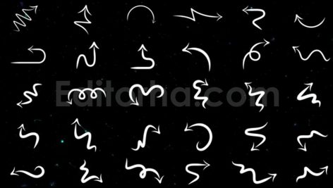 دانلود پروژه آماده پریمیر: پکیج فلش متحرک Hand Drawn Arrows Pack