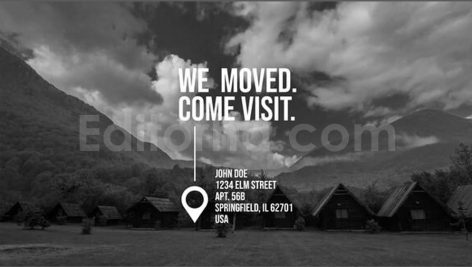 دانلود پروژه آماده پریمیر: تایتل لوکیشن مدرن و مینیمال Modern Location Titles
