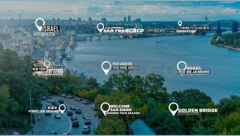 دانلود پروژه آماده پریمیر: تایتل لوکیشن Location Titles