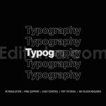 دانلود پروژه آماده پریمیر: تایپوگرافی متحرک Kinetic Typography
