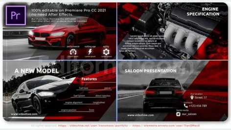 دانلود پروژه آماده پریمیر: نمایشگاه خودروهای اسپرت Sport Car Salon Presentation