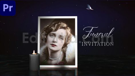 دانلود پروژه آماده پریمیر: دعوت ترحیم و سالگرد فوت Funeral Invitation | Premiere Pro