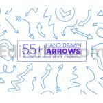 دانلود پروژه آماده پریمیر: پکیج فلش کشیده شده با دست Hand Drawn Arrow Pack