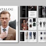 دانلود فایل لایه باز کاتالوگ لباس مردانه Menswear Catalog Template