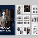 دانلود فایل لایه باز کاتالوگ لباس مردانه Menswear Catalog Template