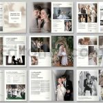 دانلود فایل لایه باز کاتالوگ عکاس عروس Wedding Photographer Brochure