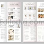 دانلود فایل لایه باز کاتالوگ کیک عروسی Wedding Cake Catalog