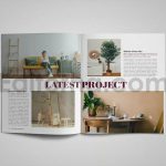 دانلود فایل لایه باز کاتالوگ طراحی داخلی Interior Magazine
