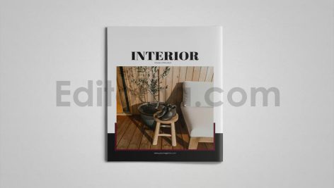 دانلود فایل لایه باز کاتالوگ طراحی داخلی Interior Magazine