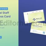 دانلود لایه باز کارت ویزیت پزشکی Medical Business Card