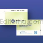 دانلود لایه باز کارت ویزیت پزشکی Medical Business Card