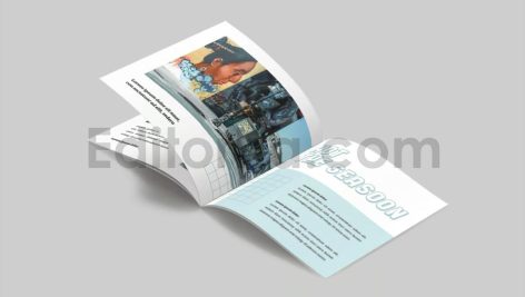 دانلود فایل لایه باز کاتالوگ معرفی شرکت در قطع مربع Company Catalogue