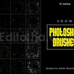 realistic snow photoshop brushes winter effects
