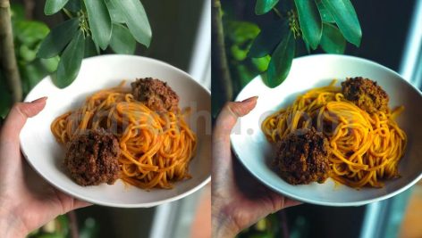 ai optimized food lightroom presets