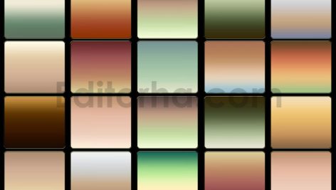 دانلود پالت رنگ: ۲۴ گرادیانت زمین فتوشاپ Earth Gradients Photoshop Actions