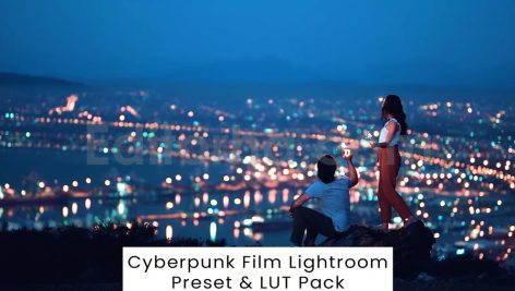 cyberpunk film lightroom preset lut pack