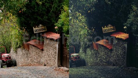 ai optimize dark green lightroom presets