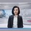 woman anchor in virtual television studio