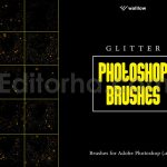 دانلود ۱۵ براش فتوشاپ ذرات درخشان و اکلیلی Glitter photoshop brushes