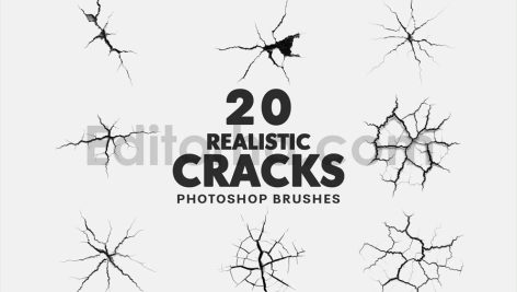 20 realistic cracks brushes