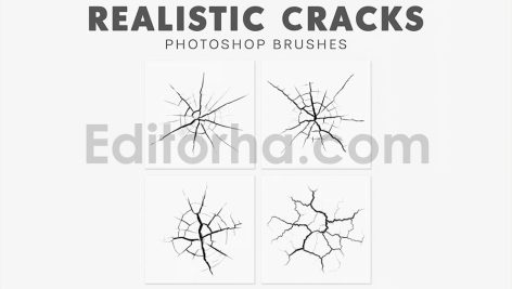 20 realistic cracks brushes