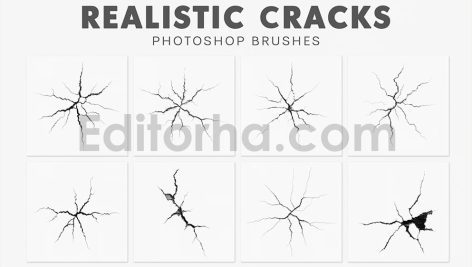 20 realistic cracks brushes