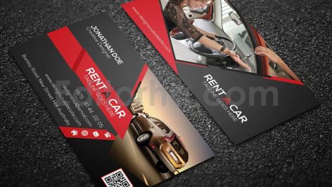 Rent A Car Business Card