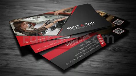Rent A Car Business Card