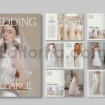 دانلود فایل لایه باز کاتالوگ مد و فشن، لباس عروس Fashion Catalog
