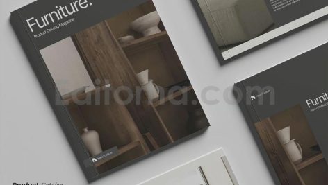 دانلود فایل لایه باز کاتالوگ محصولات مبلمان Furniture Product Catalog