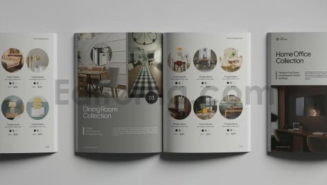 دانلود فایل لایه باز کاتالوگ محصولات مبلمان Furniture Product Catalog