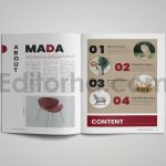 دانلود فایل لایه باز کاتالوگ محصولات مبلمان Furniture Portfolio