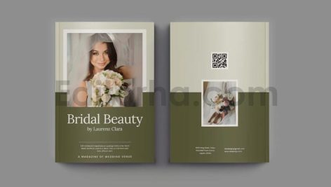 دانلود فایل لایه باز کاتالوگ آرایشگر Makeup Artist Brochure Template