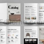 دانلود فایل لایه باز کاتالوگ محصولات مبلمان Catalog Brochure Template