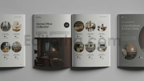 دانلود فایل لایه باز کاتالوگ محصولات مبلمان Furniture Product Catalog