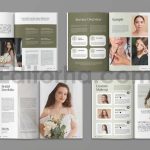 دانلود فایل لایه باز کاتالوگ آرایشگر Makeup Artist Brochure Template