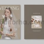 دانلود فایل لایه باز کاتالوگ مد و فشن، لباس عروس Fashion Catalog