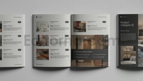 دانلود فایل لایه باز کاتالوگ محصولات مبلمان Furniture Product Catalog