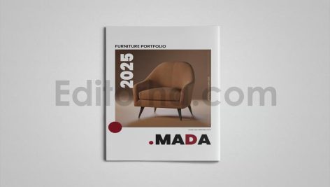 دانلود فایل لایه باز کاتالوگ محصولات مبلمان Furniture Portfolio