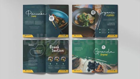 دانلود فایل لایه باز کاتالوگ رستوران Restaurant Catalogue