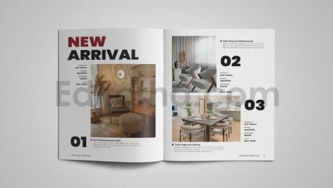 دانلود فایل لایه باز کاتالوگ محصولات مبلمان Furniture Portfolio