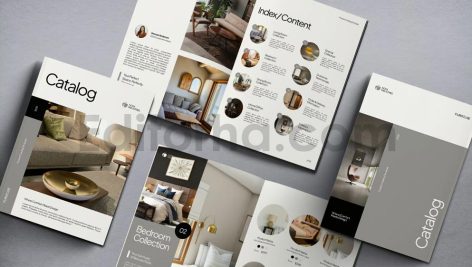 دانلود فایل لایه باز کاتالوگ محصولات مبلمان Furniture Product Catalog