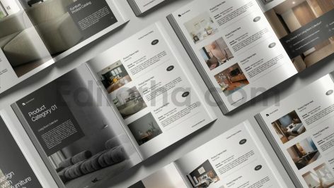 دانلود فایل لایه باز کاتالوگ محصولات مبلمان Furniture Product Catalog