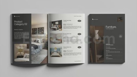 دانلود فایل لایه باز کاتالوگ محصولات مبلمان Furniture Product Catalog