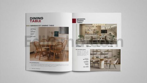 دانلود فایل لایه باز کاتالوگ محصولات مبلمان Furniture Portfolio